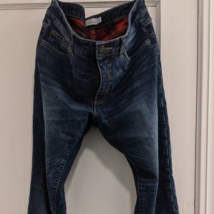 LL Bean Signature Lined Boyfriend Jeans